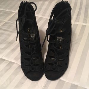 Heeled Lace Up Bootie